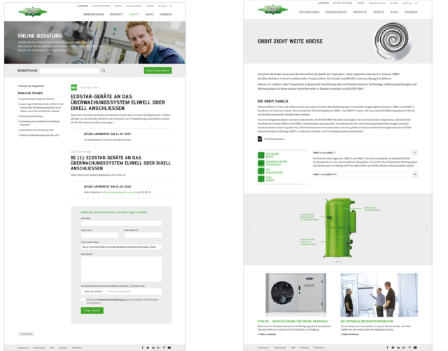 Bitzer Startseite