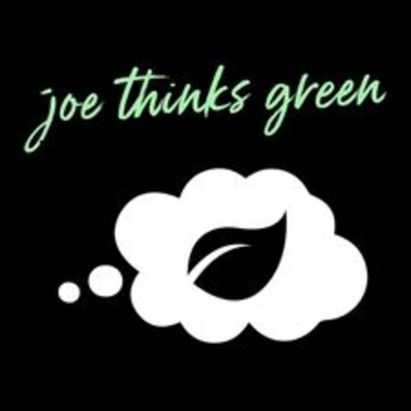 Joe thinks green Symbolbild  Illustration Gedankenblase mit Blatt