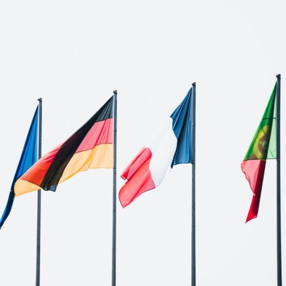 Europaeische Flaggen
