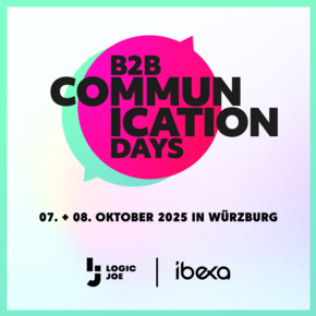 Event Teaser Logic Joe at B2B Communication Days 2025