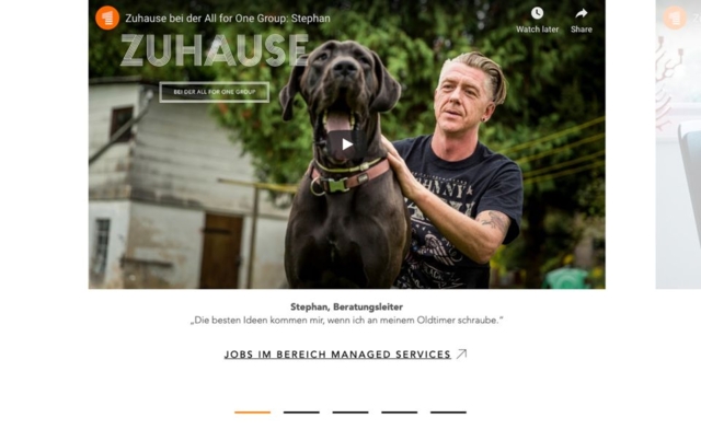 Video Vorschaubild mit dem Hund und Man