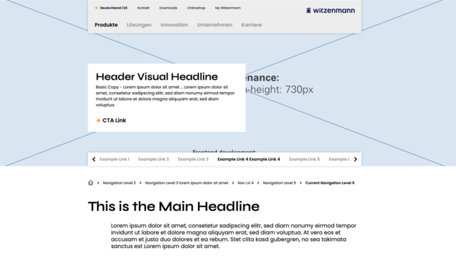 Witzenmann-Header in PatternLab