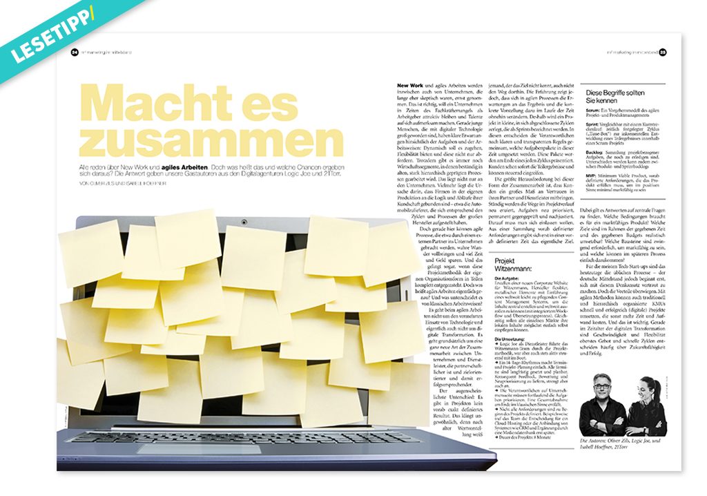 Für WITZENMANN haben wir den Corporate Website Relaunch agil umgesetzt. Unser Geschäftsführer Oliver Zils erzählt über Herausforderungen und Vorteile.