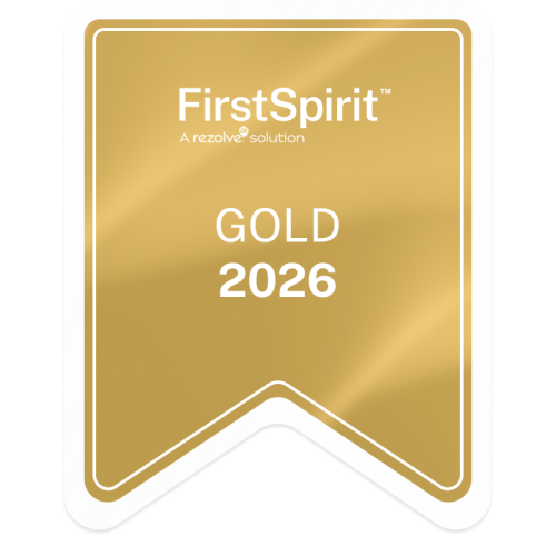 FirstSpirit Gold Partner Badge 2026
