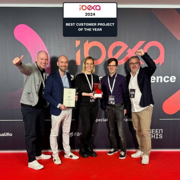 Logic Joe Team Gruppenbild Ibexa Award 2024