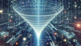 KI generierte Darstellung eines Funnels