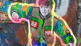 Graffiti eines Jungen