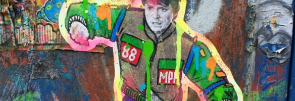 Graffiti eines Jungen