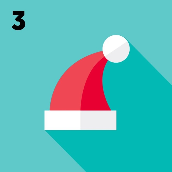 Illustration Weihnachtmannmuetze